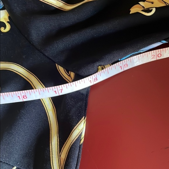 J. McLaughlin Gold and Blue Embellished Mid-Sleeve Midi Dress - Picture 11 of 14